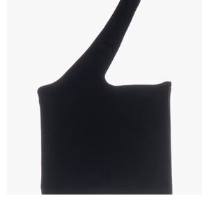 Helmut Lang Black Asymmetric Top